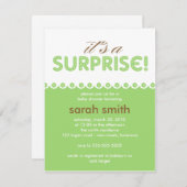 ベビーシャワー 招待状 (正面/裏面)