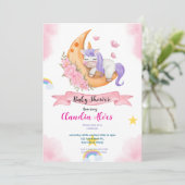 ベビーシャワー 招待状 (スタンド正面)