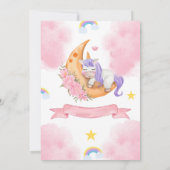 ベビーシャワー 招待状 (裏面)