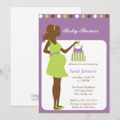 ベビーシャワー 招待状 (正面/裏面)