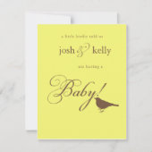 ベビーシャワー 招待状 (正面)