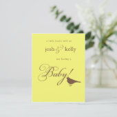 ベビーシャワー 招待状 (スタンド正面)