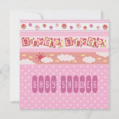 ベビーシャワー 招待状 (正面)