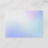 ベビーシャワー 海の幸せな水彩クジラの本 エンクロージャーカード (裏面)