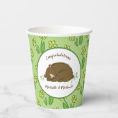 ベビーシャワー 紙コップ (裏面)