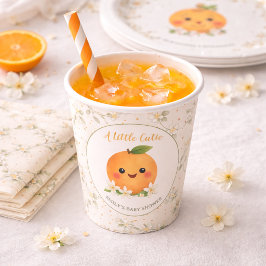 ベビーシャワー 紙コップ Little Cutie