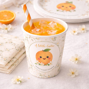 ベビーシャワー 紙コップ Little Cutie