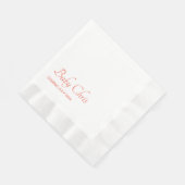 ベビーシャワー 縁ありランチョンナプキン (角)