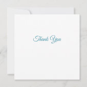 ベビーシャワー – Alphabet Blocks Luncheon サンキューカード (裏面)