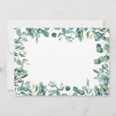 ベビーシャワーAustralian Animals Water color 招待状 (裏面)