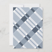 ベビーシャワーBBQバックヤードフードプレイドブルー 招待状 (裏面)