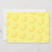 ベビーシャワーBBQレモンテーマサマーアリトルレモン 招待状 (裏面)