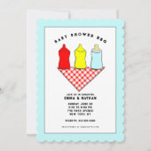 ベビーシャワーBBQ招待状 招待状 (正面)