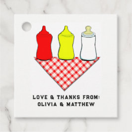 ベビーシャワーBBQ フェイバータグ