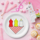 ベビーシャワーBBQ ペーパープレート (パーティー)