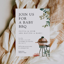 ベビーシャワーBBQ 男女兼用 招待状