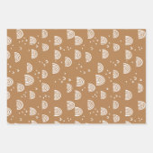 ベビーシャワーBoho天気 ラッピングペーパーシート (正面2)