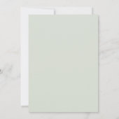 ベビーシャワーbyメールユーカリ幾何学 招待状 (裏面)