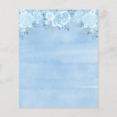 ベビーシャワーbyメール水色キツネブルーインビタティ チラシ (裏面)