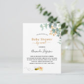 ベビーシャワーbyメールeucalyptus緑の母へ ポストカード (スタンド正面)