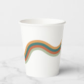 ベビーシャワーGroovyベビーレコードレトロ70s 80s 紙コップ (裏面)