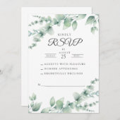 ベビーシャワーRSVP 招待状 (正面/裏面)