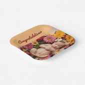 ベビーシャワーsip n see decorationsナプキン ペーパープレート (傾斜あり)