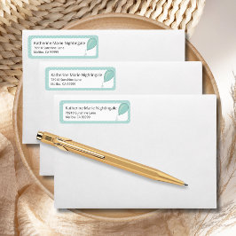 ベビーシャワ男女兼用ーミントグリーンBOHO ラベル