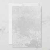 ベビーシャワ素朴ーシャルボードヴィンテージフローラ 招待状 (裏面)