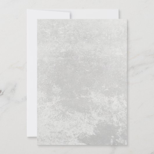 ベビーシャワ素朴ーシャルボードヴィンテージフローラ 招待状 (裏面)