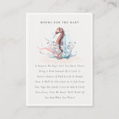 ベビーシャーのための水中タツノオトシゴの海藻の本 エンクロージャーカード (正面)