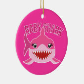 ベビーシャーククリスマスクリスマスツリーオーナメント セラミックオーナメント (右)