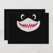 ベビーシャークハロウィーン – かわいいシャークギフト 案内ポストカード (正面/裏面)