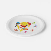 ベビーシャークバースデーパーティープレート ペーパープレート (アングル)