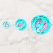 ベビーシャークファミリーバースデーパーティー コンフェッティ (正面)