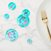 ベビーシャークファミリーバースデーパーティー コンフェッティ (グループ)