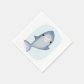 ベビーシャーク子供へナプキンボーイズ海テーマの部屋 スタンダードカクテルナプキン (角)