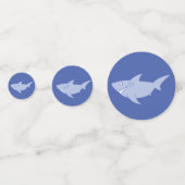 ベビーシャーク1st誕生日パーティーテーブルデコール紙吹雪 コンフェッティ (裏面)