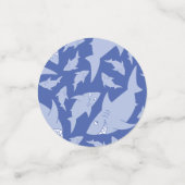 ベビーシャーク1st誕生日パーティーテーブルデコール紙吹雪 コンフェッティ (スモール正面)