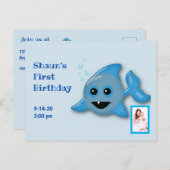 ベビーシャーク（写真付き） ポストカード (正面/裏面)