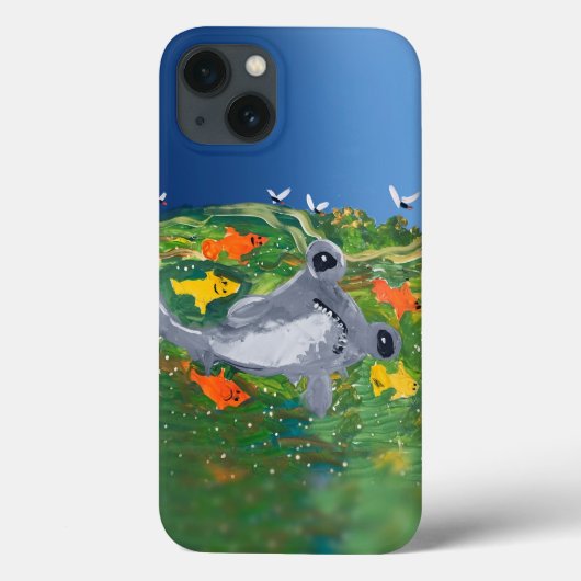 ベビーシャーク「Art by Kids」 Case-Mate iPhoneケース (裏面)