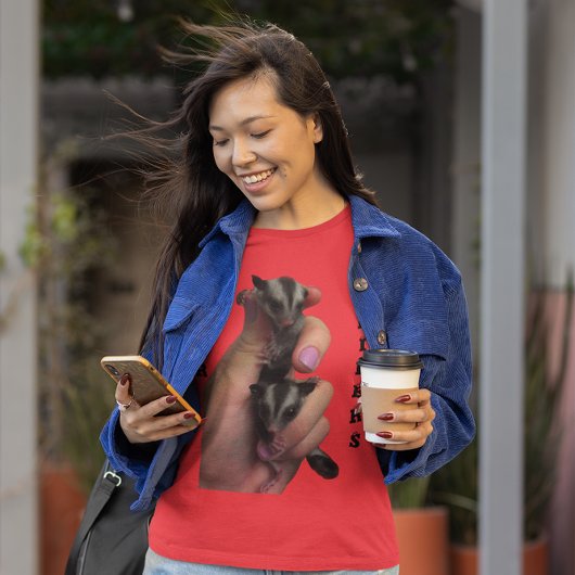 ベビーシュガーグライダーと文字シャツ Tシャツ