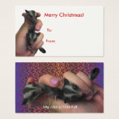 ベビーシュガーグライダーメリークリスマスビッグラベル (正面&裏面)