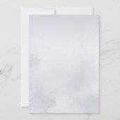 ベビーシルバーグレーベビーシャワーInv外が冷たい 招待状 (裏面)