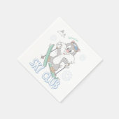 ベビーシルベスター™スキクラブ スタンダードカクテルナプキン (角)