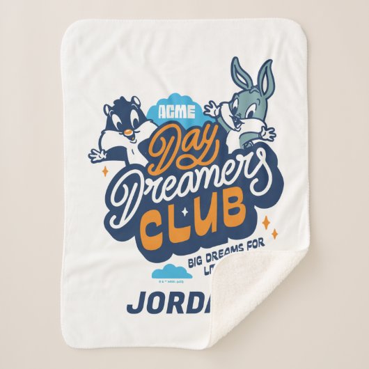 ベビーシルベスター™ & BUGSバニー™デイドリーマーズクラブ シェルパブランケット (正面)