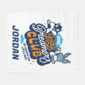 ベビーシルベスター™ & BUGSバニー™デイドリーマーズクラブ フリースブランケット (正面(横))