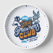 ベビーシルベスター™ & BUGSバニー™デイドリーマーズクラブ 壁時計 (正面)