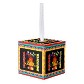 ベビーシンバメリークリスマスコレクション キューブオーナメント (裏面アングル)