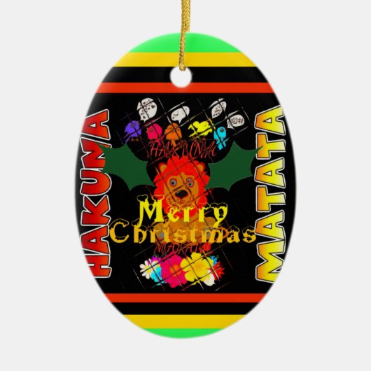 ベビーシンバメリークリスマスコレクション セラミックオーナメント (正面)